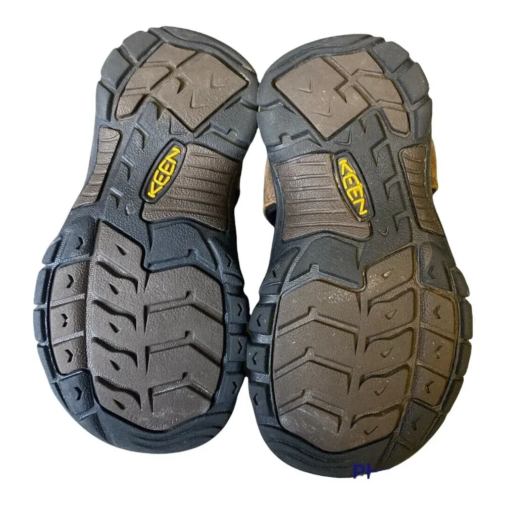 Keen Newport H2 Brown Leather Hiking Sandal Youth Sz 11 Waterproof Outdoors